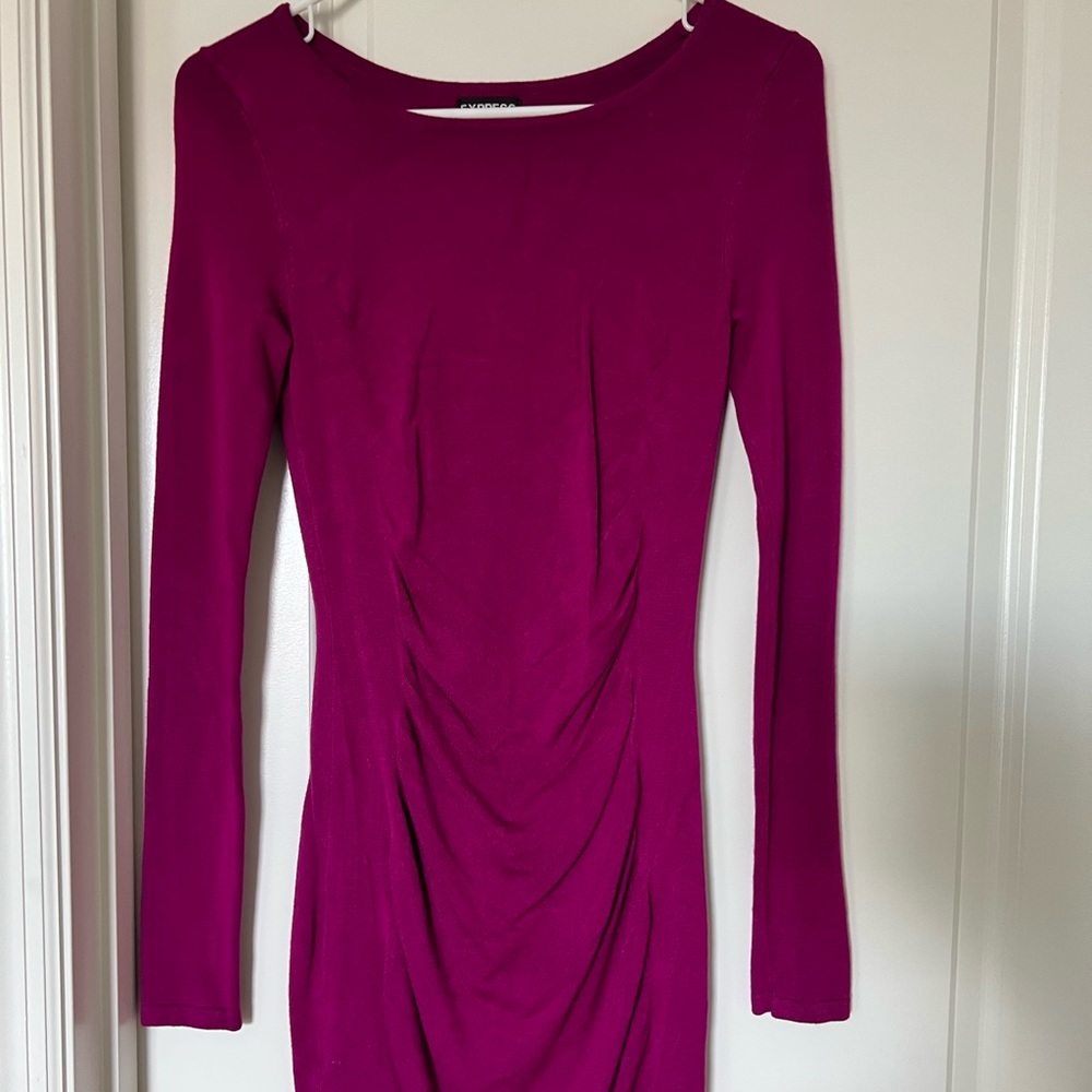 This is an express extra small sweater dress.